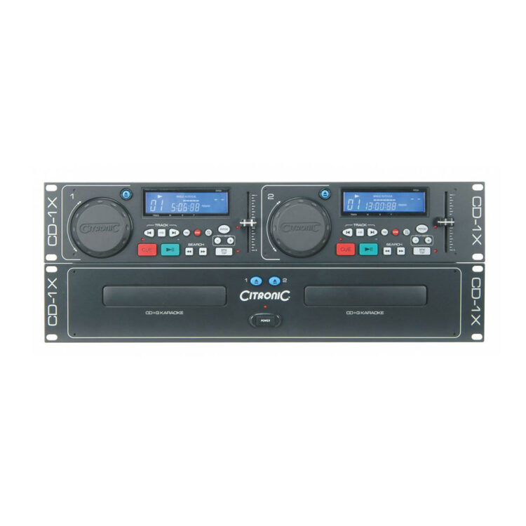 Citronic Cd 1x Dual Cd Player With Cdg Decoder P2937 5186 Zoom