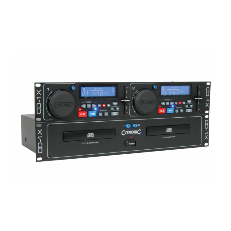 Citronic Cd 1x Dual Cd Player With Cdg Decoder P2937 5187 Zoom