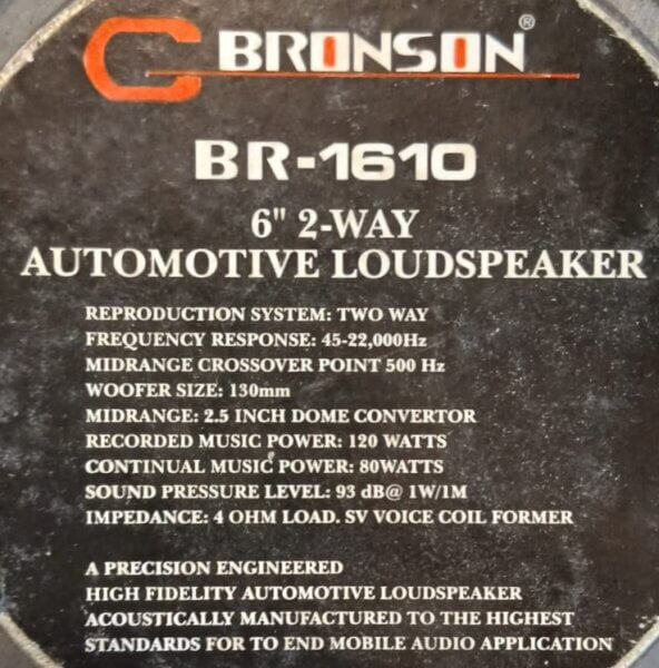 bronson br 1610