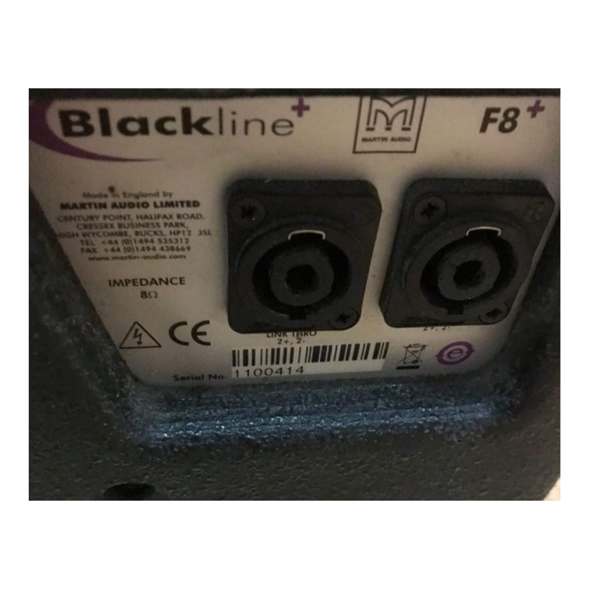 martin audio blackline f8+